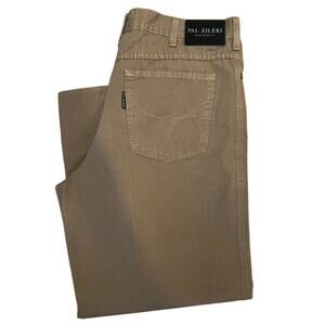 Pal Zileri Twill 100% Cotton‎ Pant, Tan size 56 US 38/40 x 28
